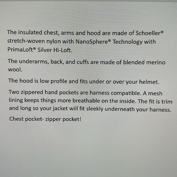 Black Diamond Women’s Deployment Hybrid Hoody - size S *NWOT - Picture 11 of 11